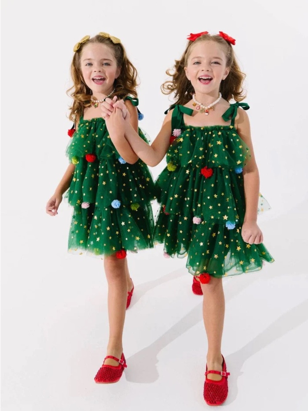 Lola + The Boys CHRISTMAS STARRY TULLE DRESS